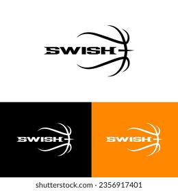 modern basketball logo, vector illustration