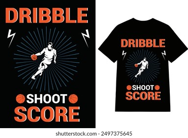 Modern basketball t shirt design for all