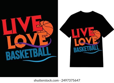 Modern basketball t shirt design for all