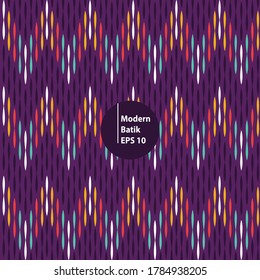 modern batik pattern seamless background