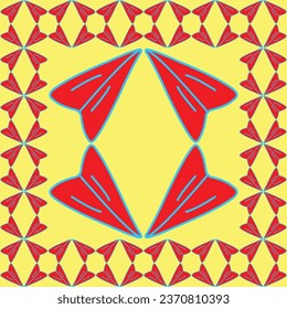 modernes, nahtloses Design der Batik