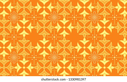 Modern Batik with Various Shapes and Colors