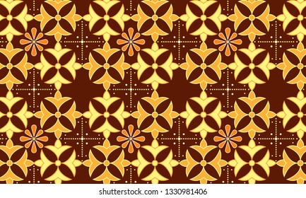 Modern Batik with Various Shapes and Colors