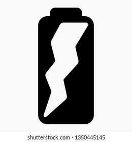 Modern battery cell charging icon for phones and industrial cells circuit icon vector . Vector icon.