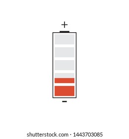 modern Battery Energy Vector Logo illustration icon