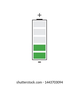 modern Battery Energy Vector Logo illustration icon