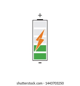 modern Battery Energy Vector Logo illustration icon