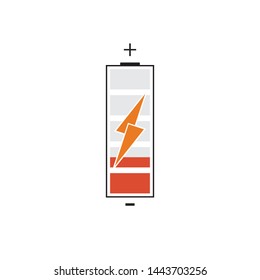 modern Battery Energy Vector Logo illustration icon