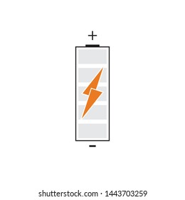 modern Battery Energy Vector Logo illustration icon