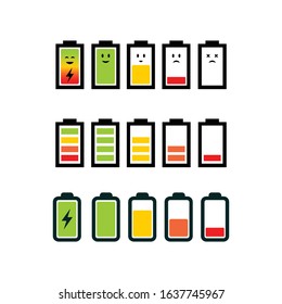 Modern battery logo silhouette editable EPS vector files. For electricity storage, electronic product, industry and factory, power bank or saver. Vintage hipster. Apply to web site, mobile phone apps