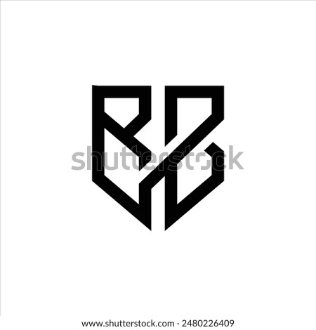 Modern BB Logo . design. White BB letter. BB, B B letter logo design. Initial letter BB linked circle uppercase monogram logo vector eps 10