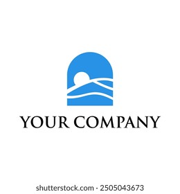 modern beach house agent concept	