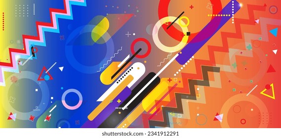 Modern Beautiful background with bright abstract colorful pattern. Creative vector illustration.