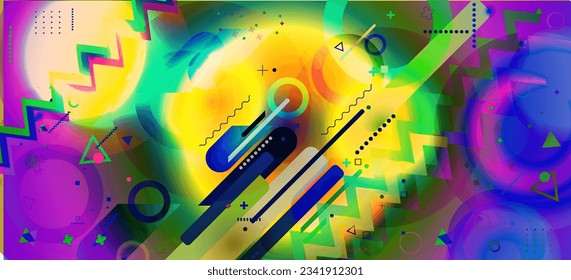 Modern Beautiful background with bright abstract colorful pattern. Creative vector illustration.