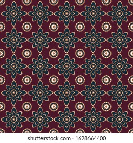 Modern and beautiful Batik Pattern Decorative Background with elegant color