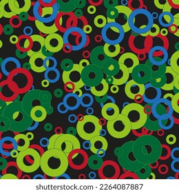 Modern beautiful bright abstract presentation background with colored circles