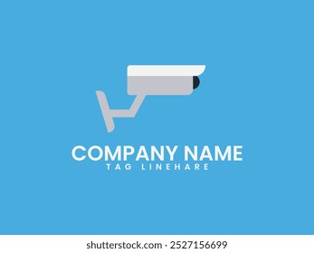 Modern and Beautiful CCTV, Security Camera Icon Vector Template Illustration Design. IP CCTV camera install by have water proof cover to protect camera with home security system concept and background