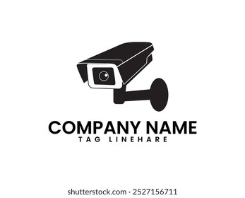 Modern and Beautiful CCTV, Security Camera Icon Vector Template Illustration Design. IP CCTV camera install by have water proof cover to protect camera with home security system concept and background