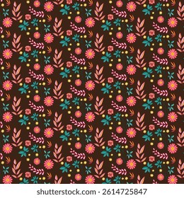 modern beautiful flower pattern design