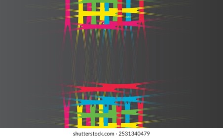 Moderno hermoso Vector de fondo de póster de Formas de líneas degradadas. Plantilla de cubierta 