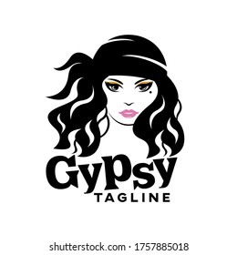 Modern Beautiful Gypsy Logo.Vector Illustration.