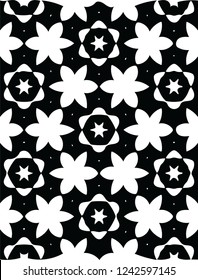 Modern beautiful stylish floral vector pattern decorative shape design for many creative ideas