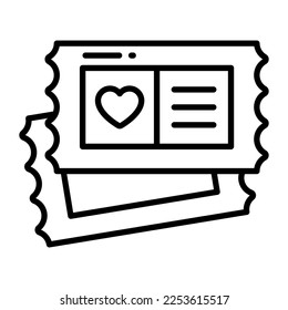 Diseño vectorial moderno y hermoso de la entrada de amor