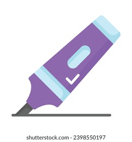Modern and beautiful vector of highlighter, customizable icon of marker