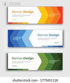 Modern and beautiful  Web banner  template vector design EPS 10