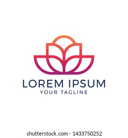Modern Beauty Flower Logo Design Company