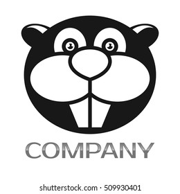 
Modern beaver logo