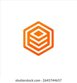 Modern Beehive Construction Logo Icon Design Concept.