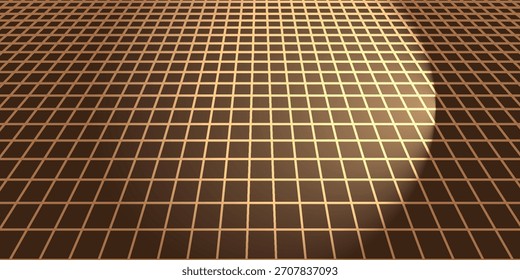 Fondo beige moderno. cuadrícula de perspectiva. Ilustración vectorial