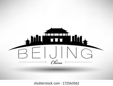 Modern Beijing City Skyline Design