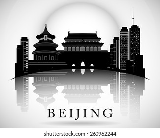 Modern Beijing City Skyline Design