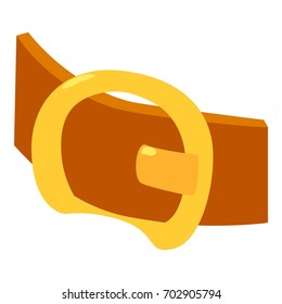 Modern belt icon. Isometric illustration of modern belt vector icon for web