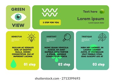 Diseño moderno de Web de rejilla de Bento forma simple para tienda ecológica, presentación de productos de naturaleza. Metaball y2k Plantilla de patrones