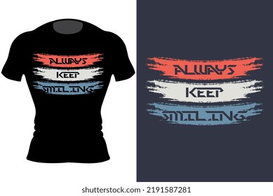 Modern Best Typography T-Shirt Design