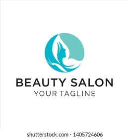 modern beuty salon logo design 