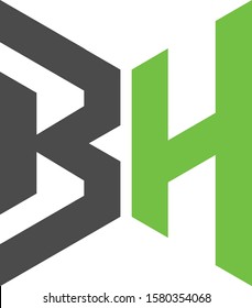 modern BH logo design for technology companies, business finance, business consultancy, sports, fitness centers, building contractors, real estate, internet, computers