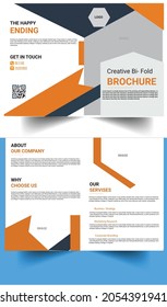 Modern Bi Fold Corporate Brochure 