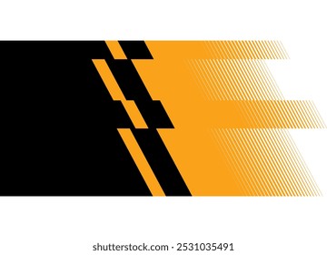 Modern bicolor vector pattern with broken linear on white background. For interior, covers, advertising, packaging, textiles, sports cars, toys. Sports vector background with speed effect. Transition