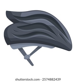 Modern bicycle helmet providing safety and protection for cyclists while riding on roads and trails