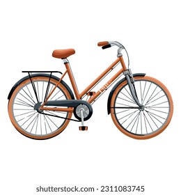 Modernes Fahrradsymbol altmodisches Symbol einzeln isoliert