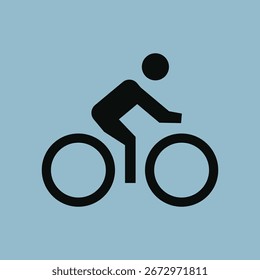 Modernes Fahrrad Symbol Vektorsymbol
