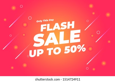 Modern Big Sale Banner and Poster Background Vector. Editable Text and Color.