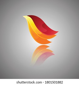 modern bird abstrack logo design vector. multimedia, shipping, forwarding and technology logos
