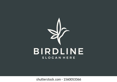Modern bird abstract high quality