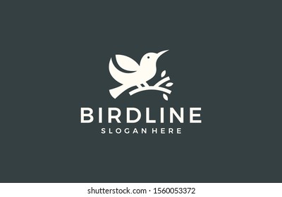 Modern bird abstract high quality