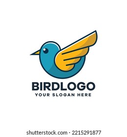 Modern Bird Illustration Logo Icon Illustration